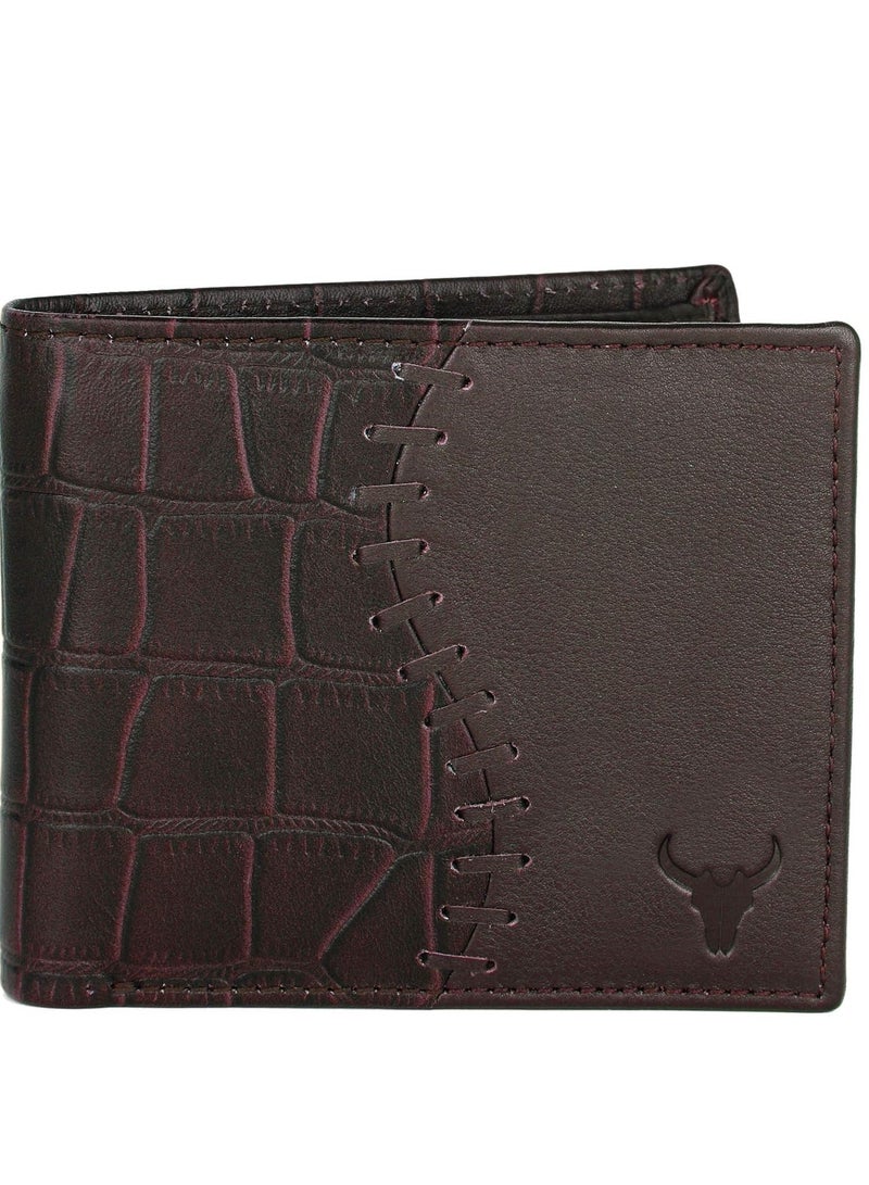 Napa Hide dark brown Leather Wallet for Men I 4 Card Slots I 2 Currency Compartments - Image 2