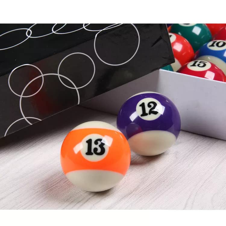 JBB Pool Ball Set 16 Balls 52.5MM with Triangle Frame - Image 4