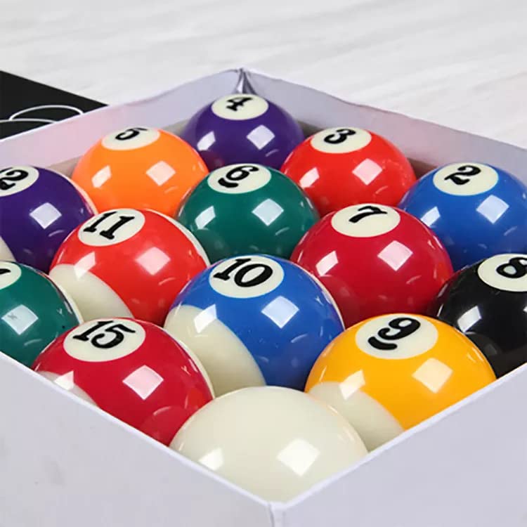 JBB Pool Ball Set 16 Balls 52.5MM with Triangle Frame - Image 2
