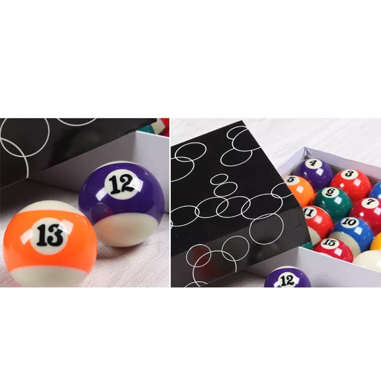 JBB Pool Ball Set 16 Balls 52.5MM with Triangle Frame - Image 3