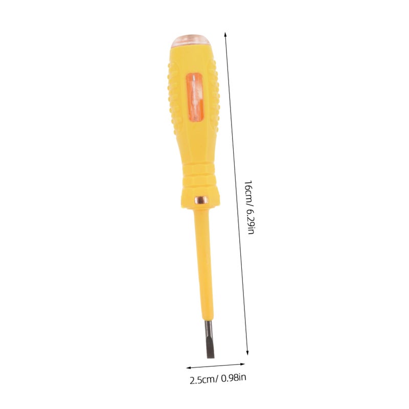3Pcs Electrician Screwdriver Voltage Tester with Flat Tip Head for Circuit Testing - Image 5