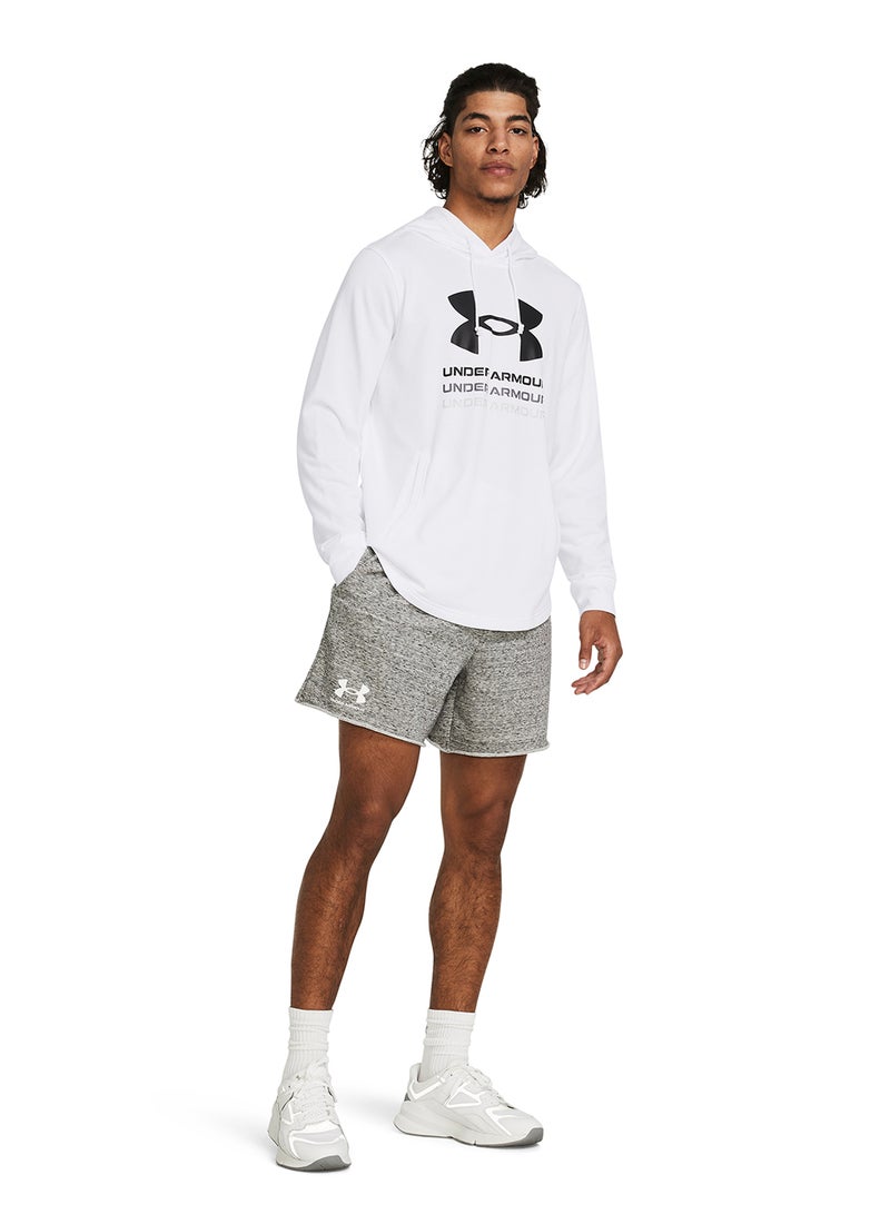UNDER ARMOUR 6" Rival Terry Shorts - Image 4