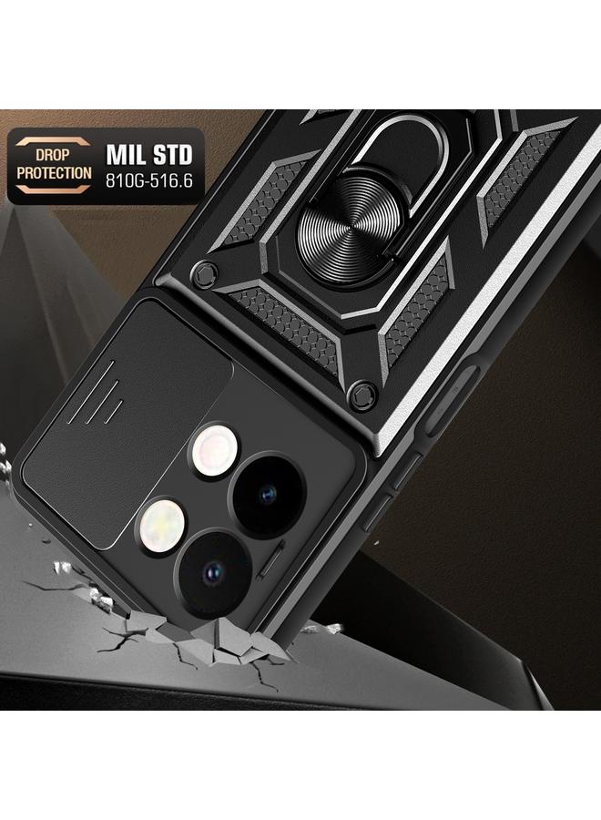 erorex Case For vivo Y28 4G Sliding Camera Cover Design TPU+PC Phone Case - Image 5