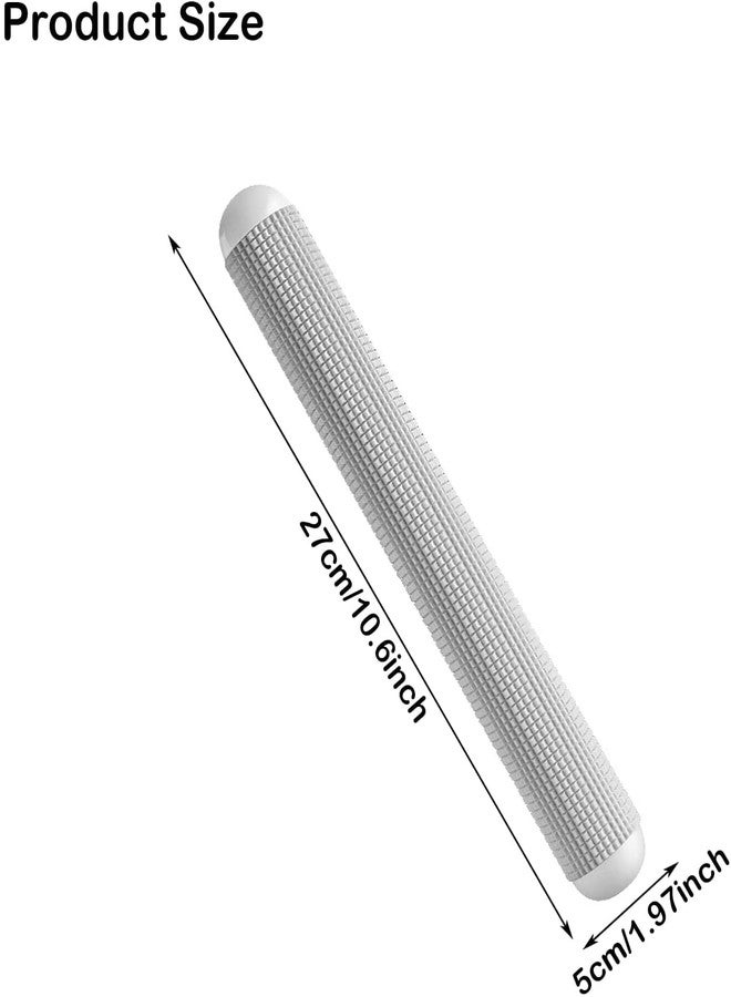 NAIDEV 1 Plastic Rolling Pin Floating Point Exhaust Roller Non-Stick Food Grade Kitchen Utensil Pastry's Dough Making Decor Tool Size 25 cm (Grey) - Image 5