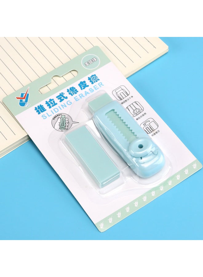 HELPS Cartoon Push-pull Eraser Student Color Clean Less Crumbs Replaceable Core Rubber Suit Children's Stationery - Image 1