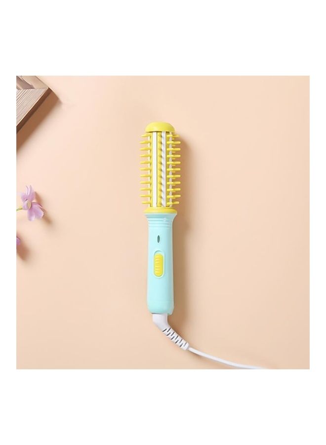 NIBEMINENT 20W Mini Straightening Curling Iron Set Yellow/Blue - Image 2