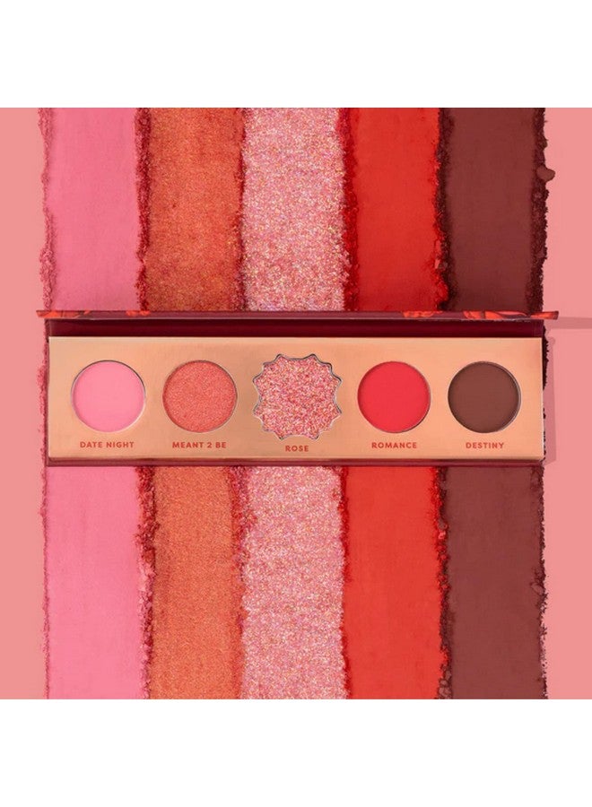 Profusion Cosmetics Blooming Hues 5 Shade Eyeshadow Palette Red - Image 3