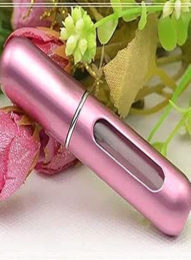 Easy Refill Travel Perfume Atomizer Bottle - Metallic Pink