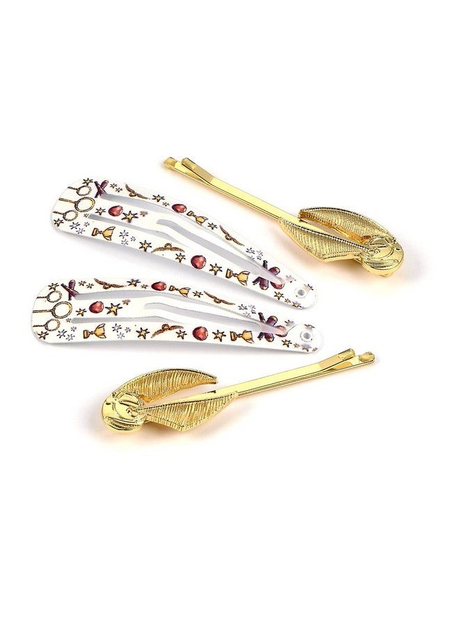 Harry Potter Golden Snitch Quidditch Hair Clip Set By The The Carat Shop - Image 2