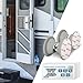 EJYTRVT RV Door Holder RV Magnetic Door Catch for Outside Door Strong Magnet Camper Door Holders to Keep Door Open Baggage Door Latch for RV Trailer Motor Home Cargo Trailer 2 Pack Gray - Image 2