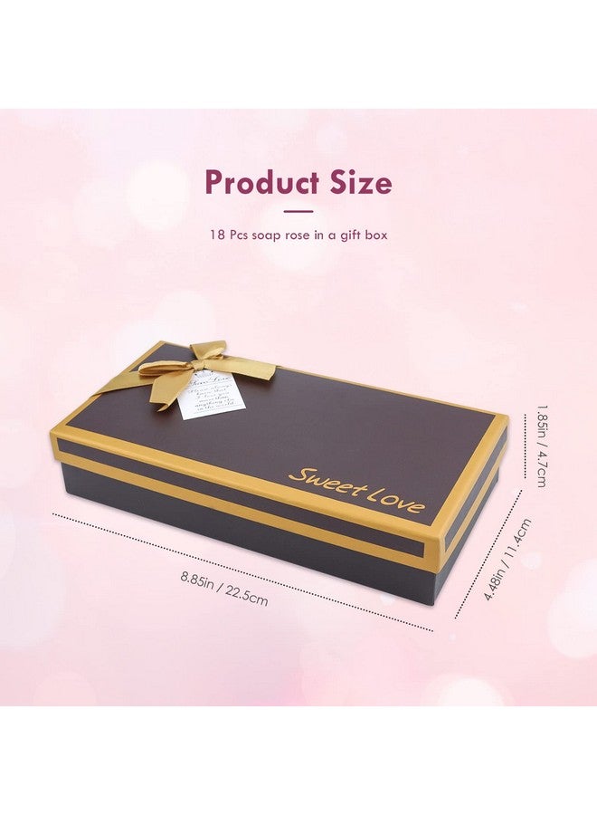جيالي صابون استحمام برائحة الزهور بتلات زهور الورد، مجموعة صابون الورد من JIALEEY بزيت أساسي نباتي، صابون للضيوف على شكل بتلات، أفضل أفكار الهدايا لها وللنساء والمراهقات والفتيات والأمهات وأعياد الميلاد، 18 قطعة باللون الوردي - Image 2