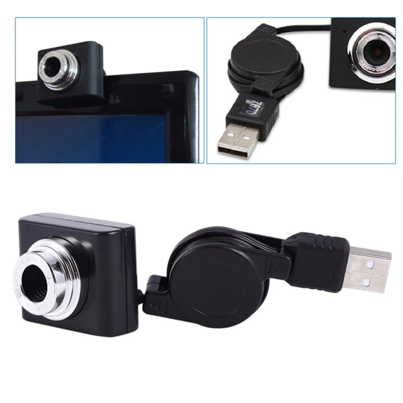 كاميرا ويب USB قابلة للتشغيل الفوري بزاوية واسعة 120 درجة للتدريس المباشر ومؤتمرات الفيديو باللون الأسود - Image 3