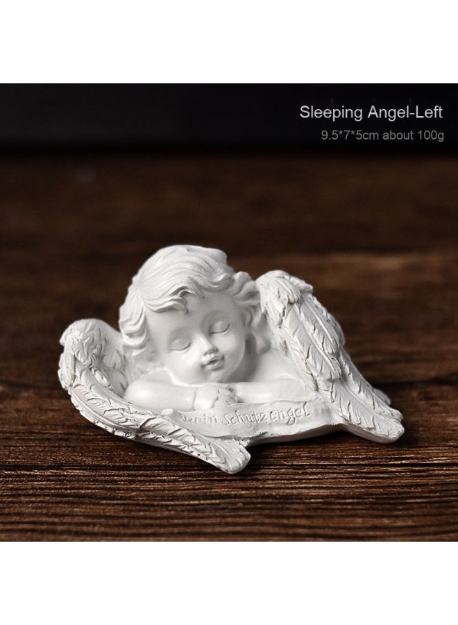 NeeMee Cute European Vintage Flower Fairy Resin Desktop Decoration Ornament - Image 1