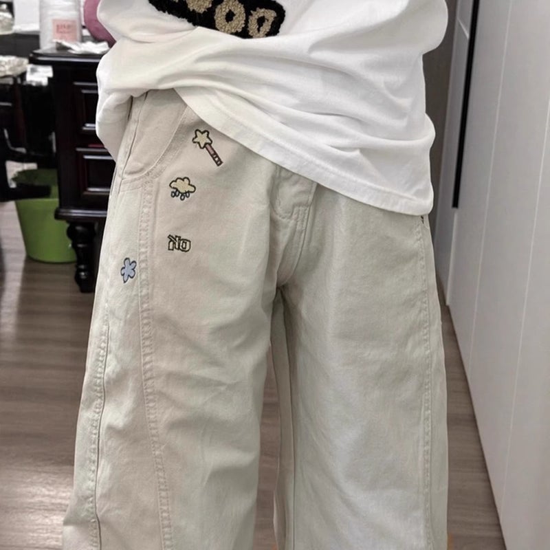 Unisex Classic Denim Jeans Loose Fit Daily Outdoor Wear - Image 4