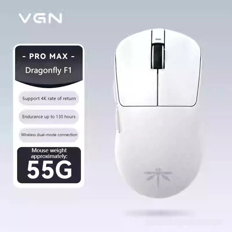 ز ن V  ماوس VGN Dragonfly F1 - أبيض - Image 1