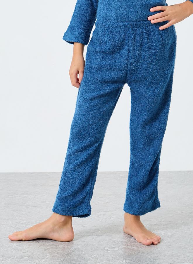 Take Two Boys Graphic Polar Fleece Top and Pyjama Set - Image 4