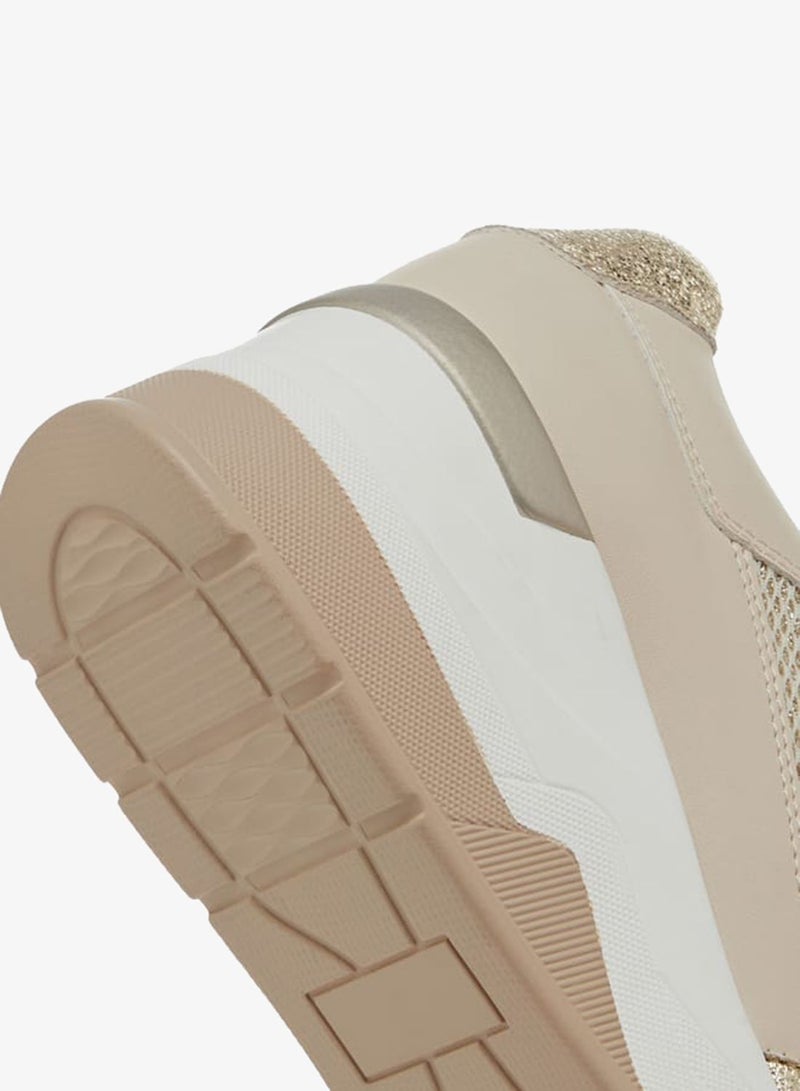 Paprika Women's Panelled Ankle Sneakers with Lace-Up Closure Ramadan Collection - Image 5