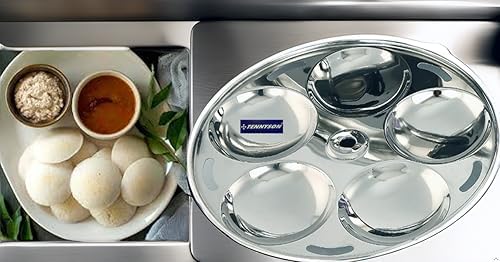 TENNYSON طبق ستانلس ستيل TENNYSON 1 مع 5 تجاويف - Image 1