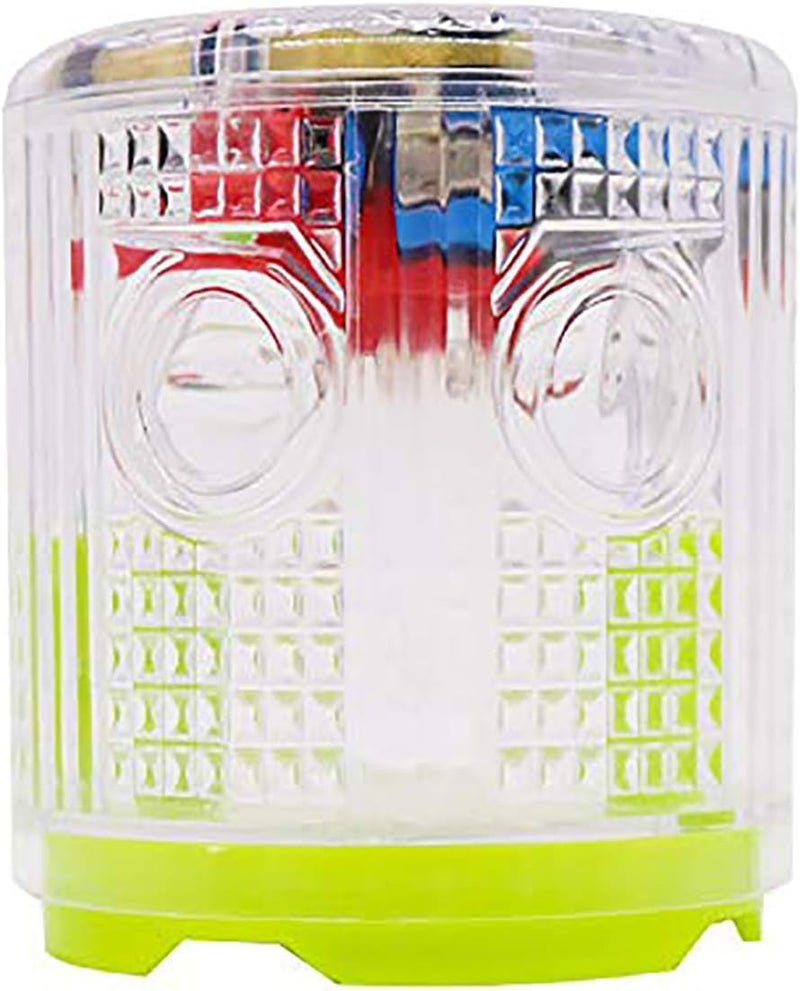 risoon Solar Strobe Warning Light, with Strong Magnetic Base High Bright LED Flashing 360° Wireless Control Automatically Turn On Waterproof IP65 for Construction, Traffic, Factory, Safety Sign (White) - Image 1
