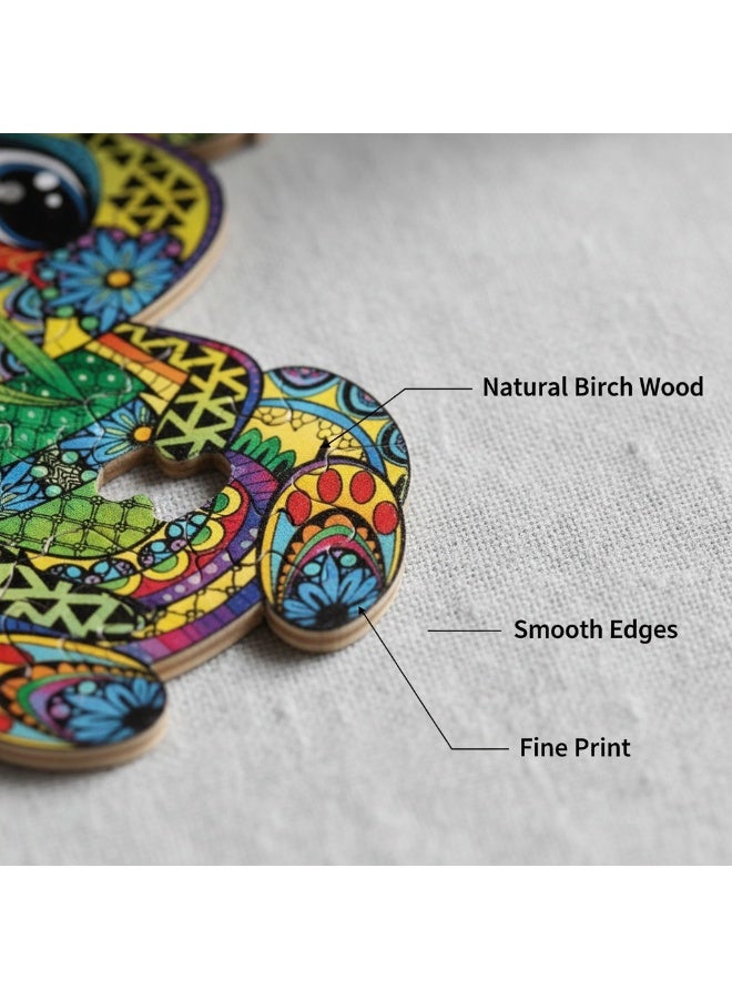 Y&D 18*19.6cm Wooden Irregular Three Dimensional Animal Puzzle Toy - Image 3