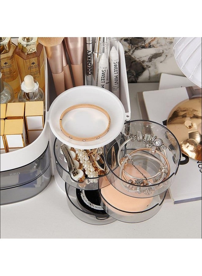 Azelf Elegant Cosmetic Storage Rack - Large Capacity, Dustproof Desktop Organizer for Skin Care & Lipstick with Luxury Design - Image 5