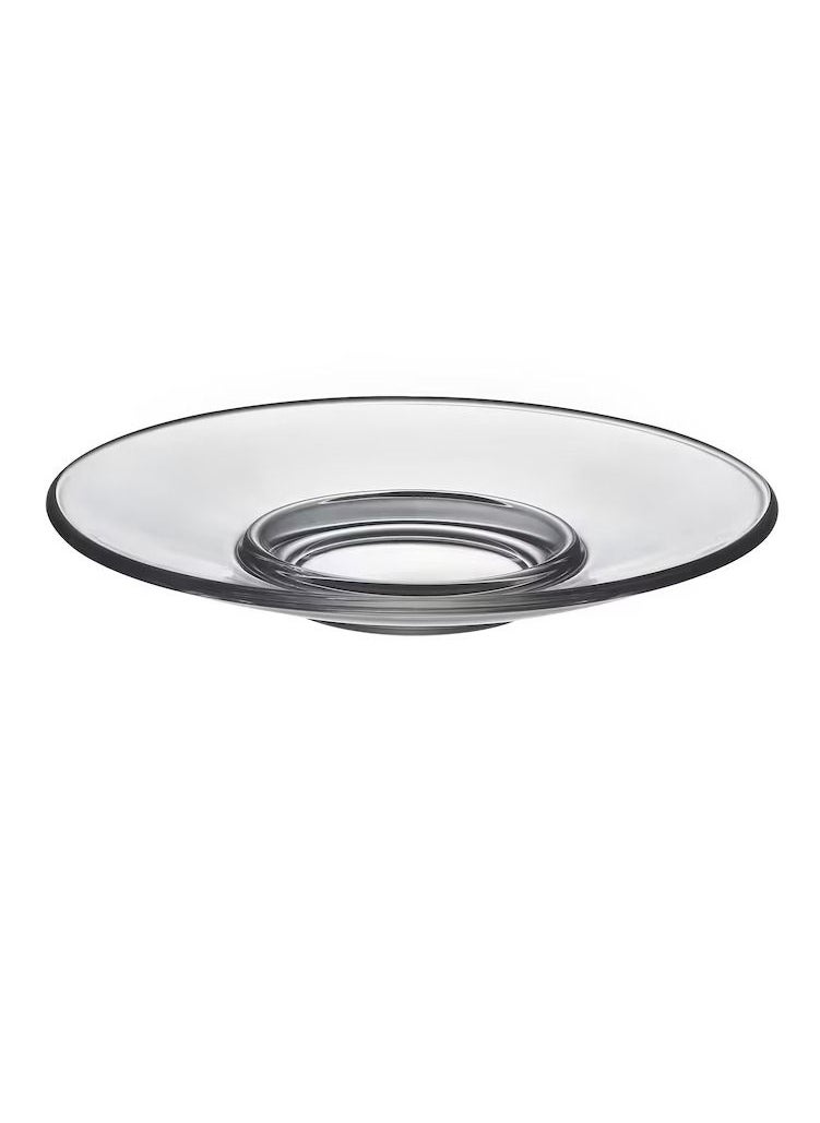 Generic Saucer, clear glass12 cm  - Image 2