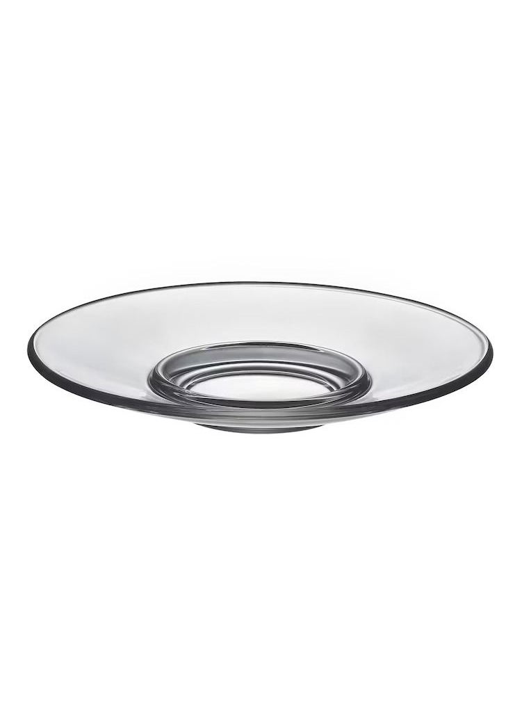 Generic Saucer, clear glass12 cm  - Image 1