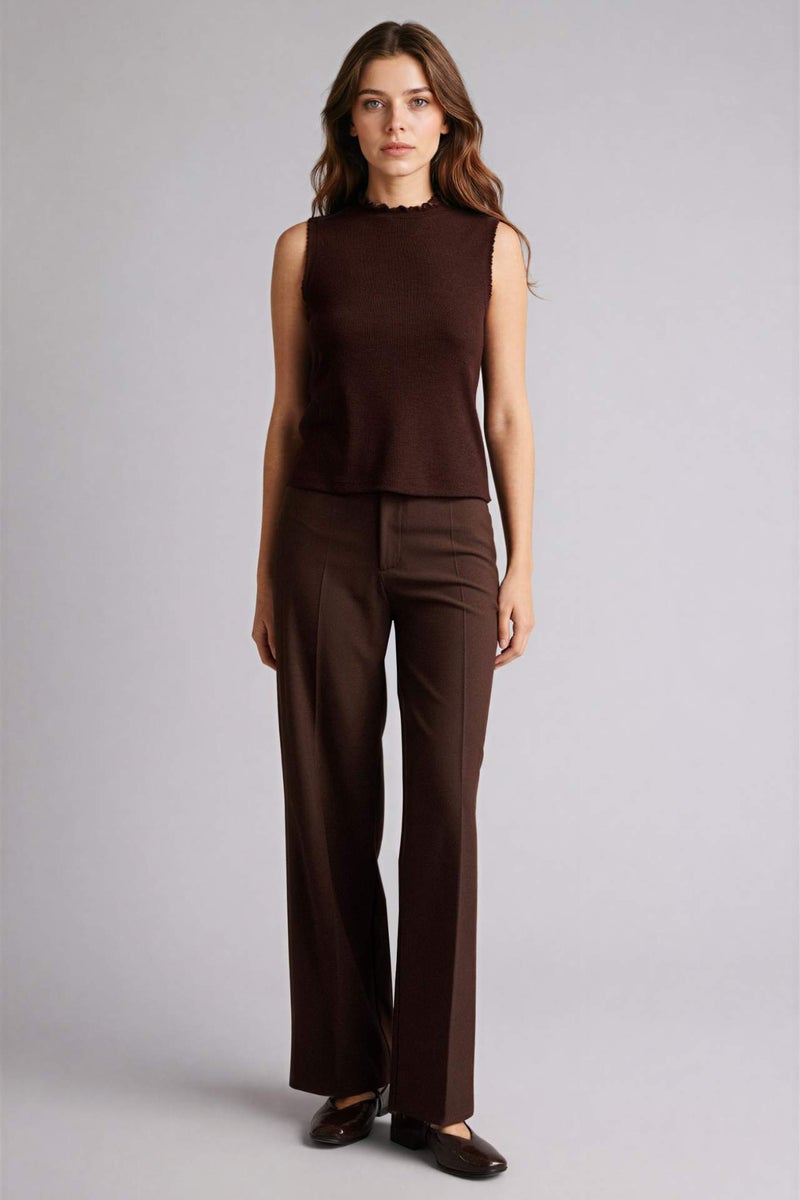DeFacto Slim Fit Camisole Half Turtleneck Short Sleeve Tunic - Image 2
