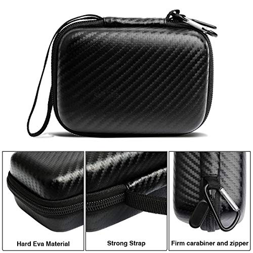 Jiusion Hard Case for Carson MicroBrite Plus Pocket Microscope (MM-300 or MM-300MU) and MicroFlip (MP-250 or MP-250MU) Travel Storage Carrying Include Carabiner and Strap - Image 5