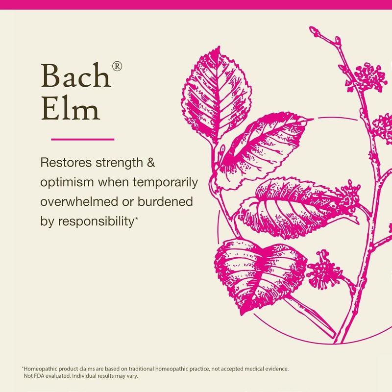 Bach Flower Remedies Elm Essence - Homeopathic Mood and Stress Relief - 20 mL - Image 3
