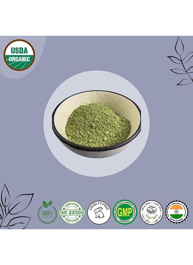 mi nature - Natural Indigo Powder - 114g (4 oz) -Indigofera Tinctoria, Rajasthani Indigo Powder for hair dye, Natural hair color by mi nature - Image 1