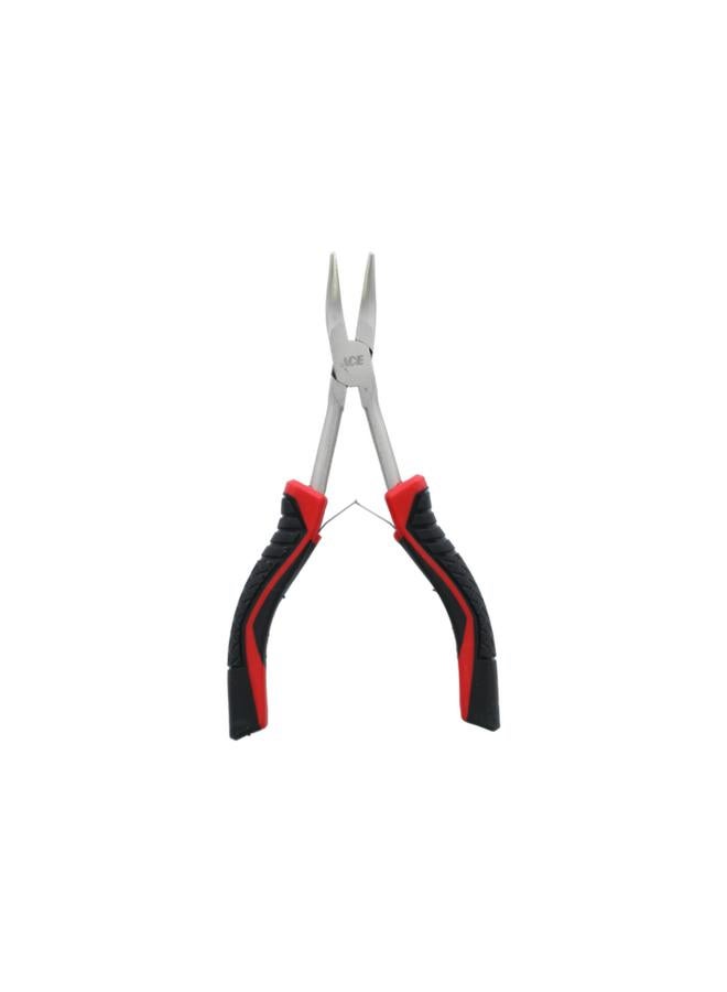 ACE Precision Bent Nose Plier with TPR Handle Multicolor 6inch XM18010380 - Image 2