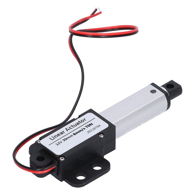 12V Mini Linear Actuator: 30mm Stroke T Type Screw - Powder Metallurgy Aluminum Tube Low Noise Short Circuit Protection for Medical Industrial Agricultural Machinery - Image 4