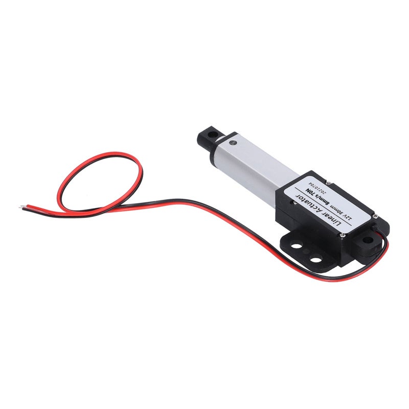12V Mini Linear Actuator: 30mm Stroke T Type Screw - Powder Metallurgy Aluminum Tube Low Noise Short Circuit Protection for Medical Industrial Agricultural Machinery - Image 3