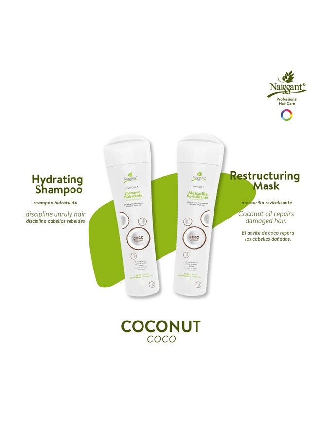 Naissant Professional Coconut Treatment Shampoo.Hydrating Moisturizing Protector And Repairing Dry And Coarse Hair I For Color Treated And Natural Hair I Without Salt And Parabens (10.1 Fl Oz)  - Image 3
