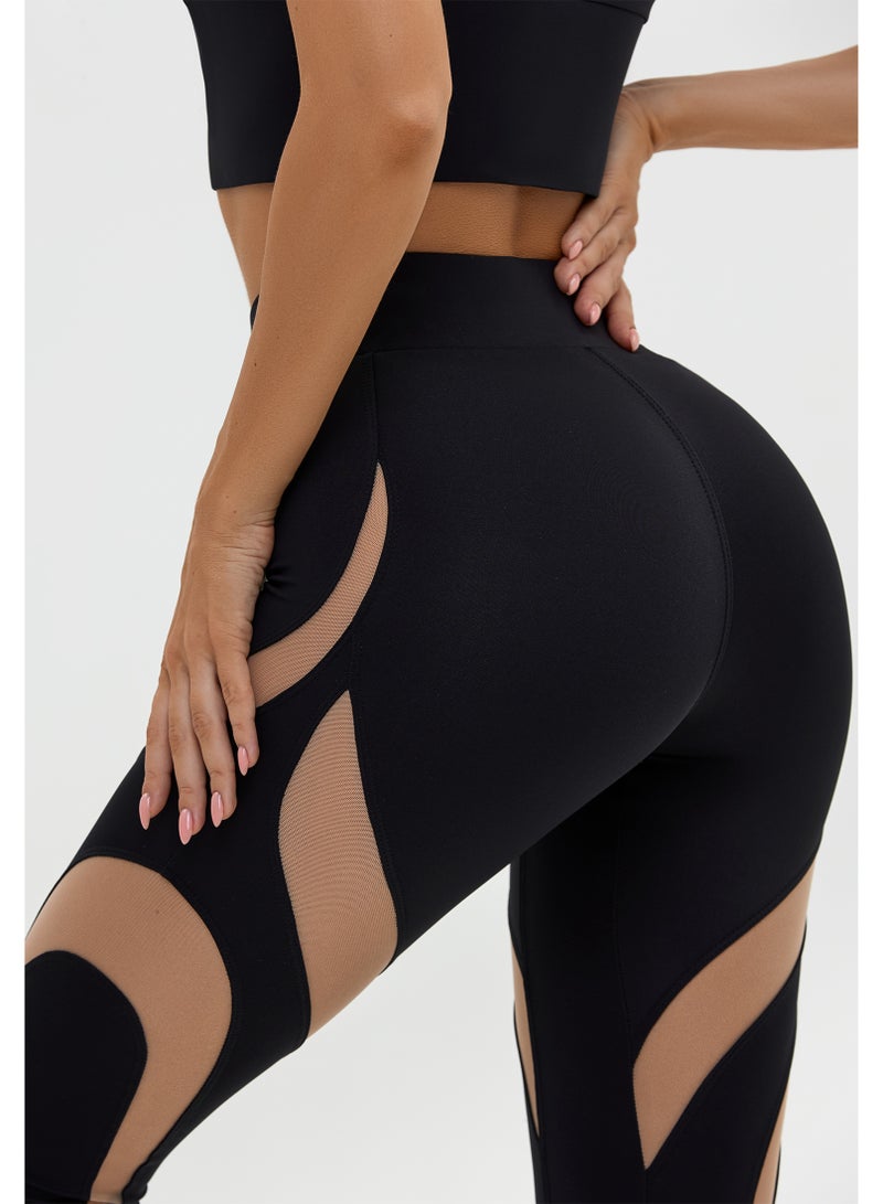 Bona Fide Premium Quality High Waisted Leggings for Women with Unique Design and Tummy Control - Womens Workout Leggings - Image 3