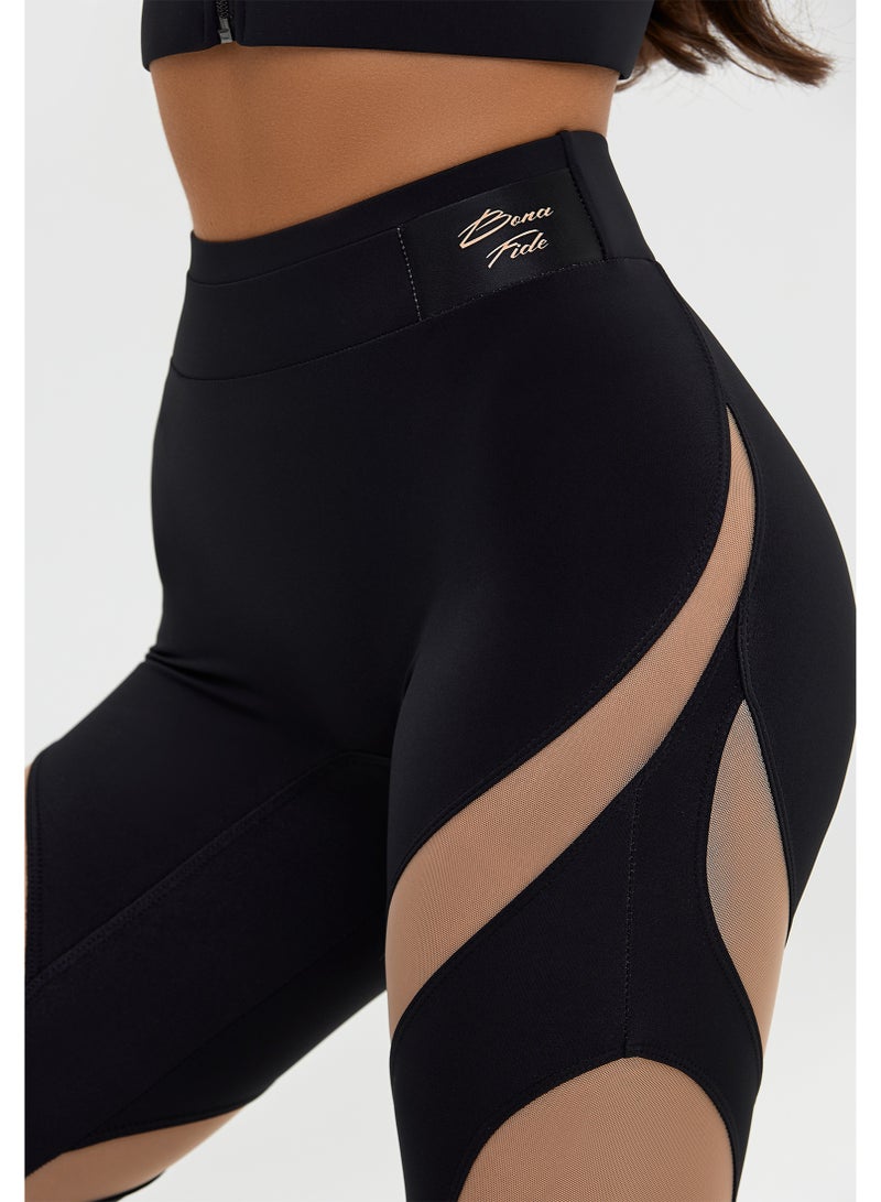 Bona Fide Premium Quality High Waisted Leggings for Women with Unique Design and Tummy Control - Womens Workout Leggings - Image 2