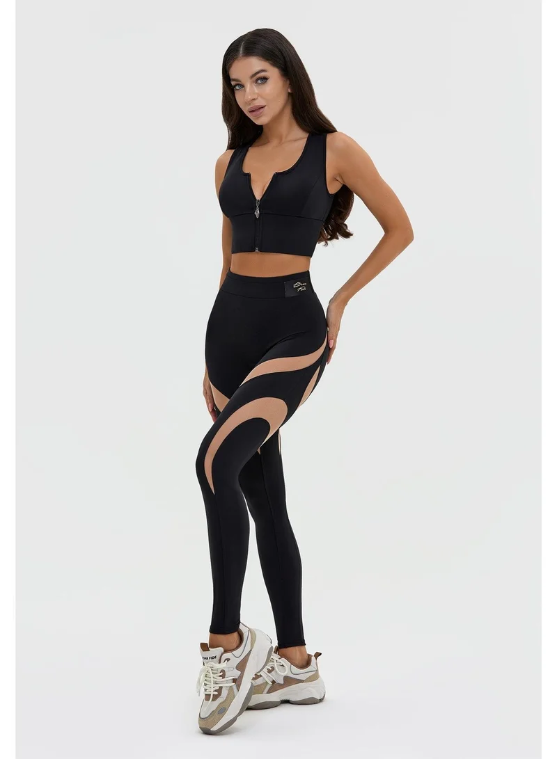 Bona Fide Bona Glory Black Glory High Waist Gym Leggings for Women for Women | Best Price UAE