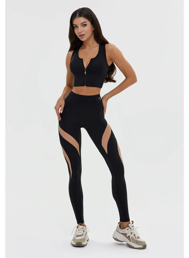 Bona Fide Bona Glory Black Glory High Waist Gym Leggings for Women for Women | Best Price UAE