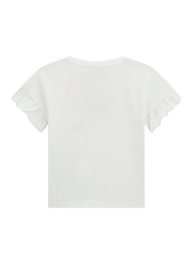 جس Kids Printed Crew Neck T-Shirt