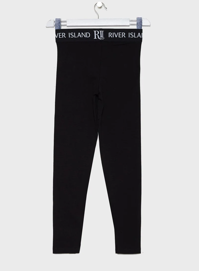 RIVER ISLAND Kids High Waistband Leggings