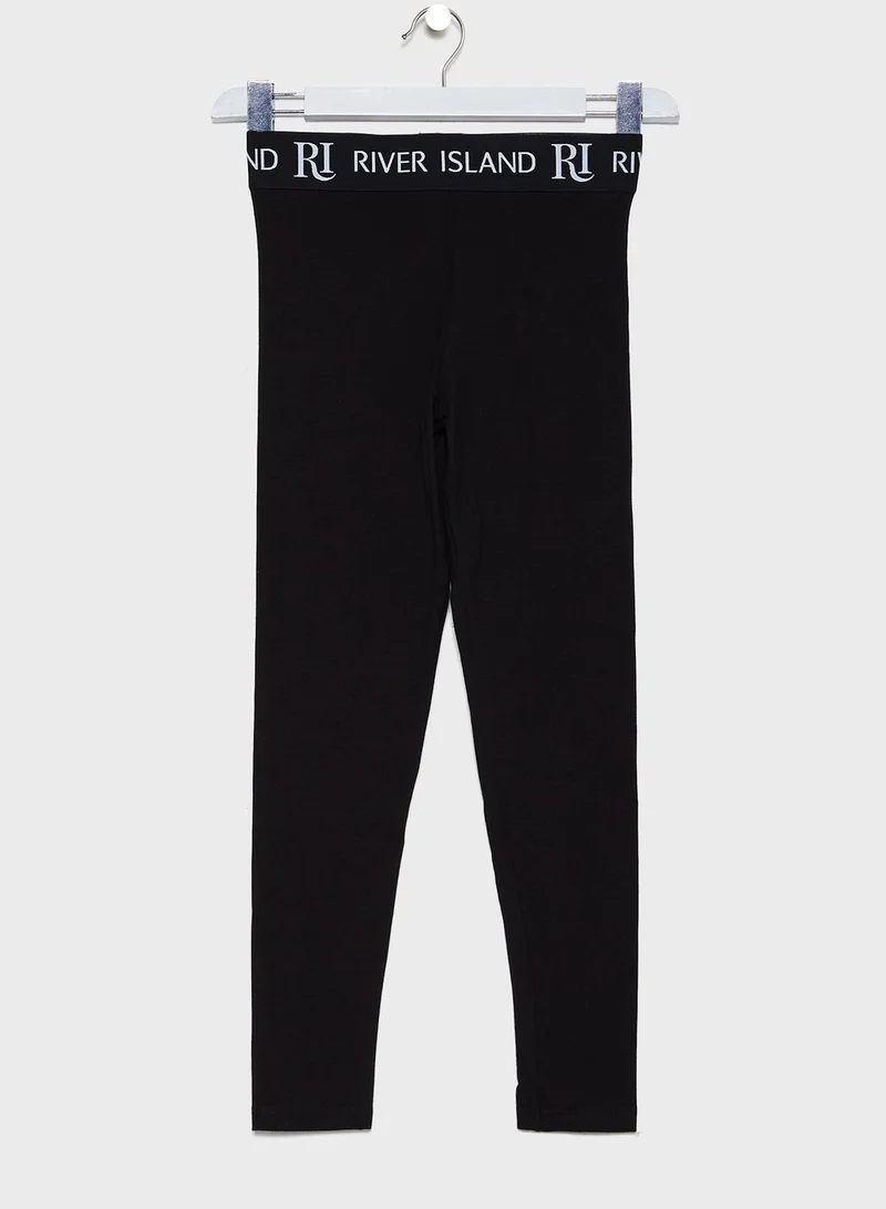 RIVER ISLAND Kids High Waistband Leggings