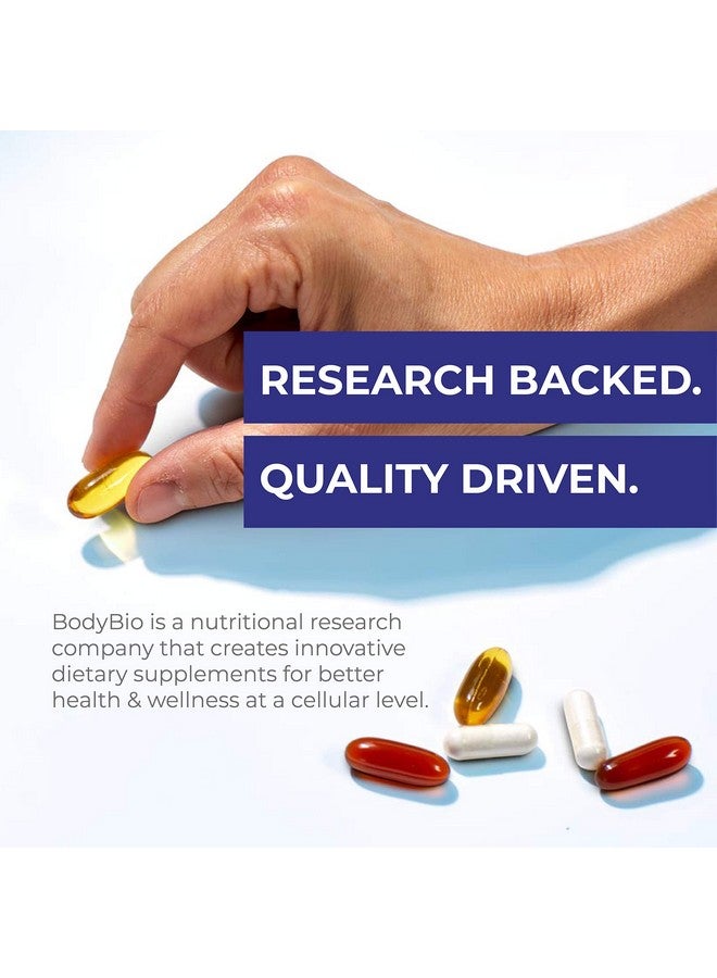 BodyBio زيوت أوميغا 3 و 6 الأحماض الدهنية الأساسية لصحة الدماغ والقلب ؛ مزيج زيت القرطم وزيت بذور الكتان العضوي ؛ زيوت معصورة على البارد ؛ DHA EPA ؛ زيت التوازن 60 كبسولة لينة - Image 5