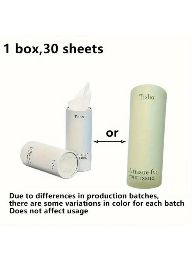 1 قطعة حامل مناديل سيارة برتقالي مع قاعدة غير قابلة للانزلاق 30 قطعة تصميم بسيط - Image 5