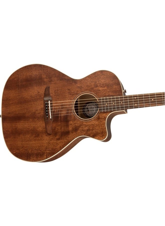 FENDER All-Mahogany Newporter Special Acoustic Guitar, with 2-Year Warranty, Natural, Pau Ferro Fingerboard, with Gig Bag - Image 4