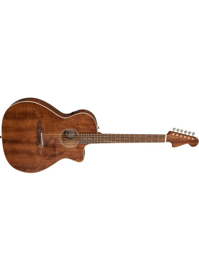 FENDER All-Mahogany Newporter Special Acoustic Guitar, with 2-Year Warranty, Natural, Pau Ferro Fingerboard, with Gig Bag - Image 3