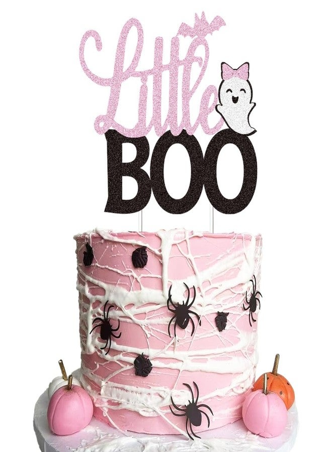 DiDida Pink Little Boo Cake Topper for Halloween Theme Cake - Image 3