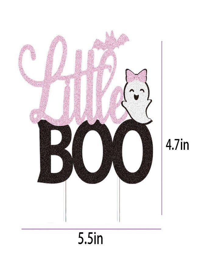 DiDida Pink Little Boo Cake Topper for Halloween Theme Cake - Image 2