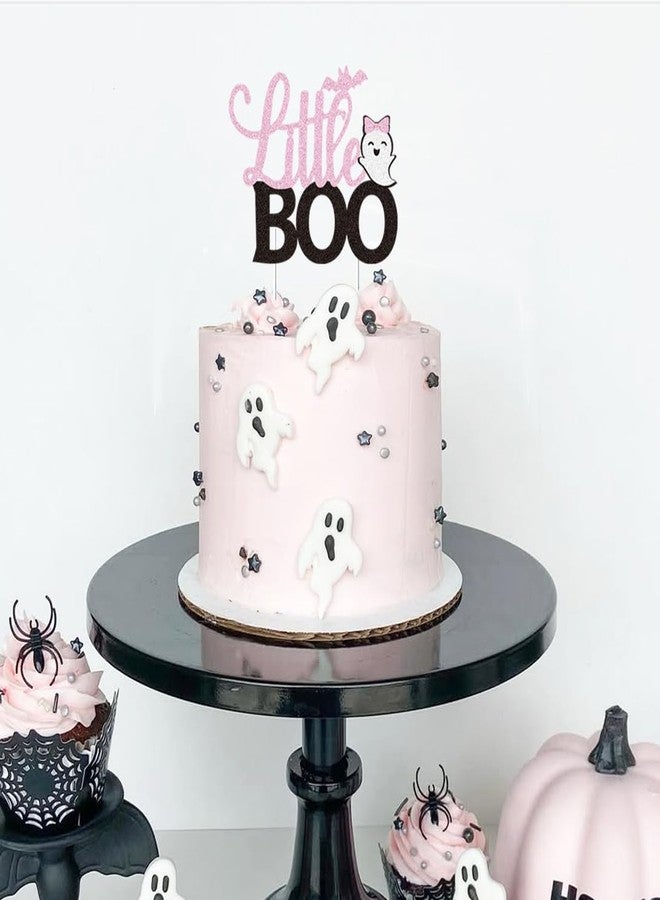 DiDida Pink Little Boo Cake Topper for Halloween Theme Cake - Image 4
