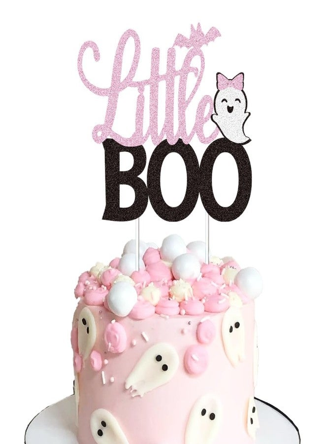 DiDida Pink Little Boo Cake Topper for Halloween Theme Cake - Image 1